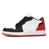 Jumpman 1 Kinderschuhe Designer Kleinkind Baby Jungen Mädchen Basketball 1s Low Reverse Mokka Panda Golf Olive Enfant Kleinkinder Jugend Kinder Jüngere Turnschuhe Trainer