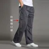 Pantaloni da uomo Pantaloni cargo da uomo Primavera Cotone Pantaloni da lavoro neri Pantaloni da arrampicata casual estivi di grandi dimensioni Pantaloni sportivi Uomo Pantaloni autunnali 231212