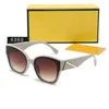 Damesmode zonnebril Designer zonnebril Tij Vierkant Volledig frame spiegelgradiënt Letter Brede brilpoten