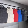 Coletes masculinos colete designer jaqueta gilet luxo para baixo mulher pena material casaco grafite cinza preto branco azul pop casal vermelho rótulo tamanho s m l xl xxl dlg6