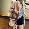 Bolsas de ombro couro genuíno casual crossbody saco para senhoras luxo pequena bolsa moda marca vintage redondo