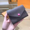 Luxury designer wallet purse for women men card holder brand casual cardholder black brown with box fashion wallets coin purses bag