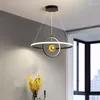 Hanglampen Ronde ijzeren balvormige woonkamer kroonluchter Slaapkamer Eetkamer Huis Decor Loft Hanglamp LED-verlichtingsarmaturen