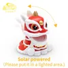 Decorative Figurines Chinese Style Lion Dance Solar Ornaments Bring Wealth Good Fortune For Home Office Desktop Decoration Holiday Gifts