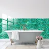 Muurstickers 2010 stuks zelfklevend groen watergolf Schil en plak waterdicht verwijderbaar PVC badkamer keuken woondecoratie vloertegel sticker 231212
