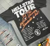 T-shirts pour hommes Streetwear Hellstar Y2K Chemise Hommes Hip Hop Rétro Graphique Imprimé Coton Col Rond T-shirt Surdimensionné Haruku Gothique Tops