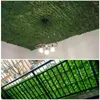 Decorative Flowers Artificial Leaf Fence Ivy Hedge Wall Outdoor Fake Plants Green Privacy Panels For Home Garden Yard Balcony Decor Vine