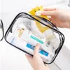 1st Transparent Makeup Bag Women Cosmetic PVC Travel Organizer Clear Beauty Case toalettart Waterproof Storage 220218267f