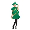 Grundlegende Freizeitkleider Kurzarm Cosplay Erwachsene Neuheit Kleid Elf Kostüm Party mit Hut Fancy Kinder Leistung Weihnachtsbaum Outfit Weihnachten Cosplay 231212