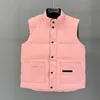 Gilet da uomo Piumino da uomo Designer Gilet da donna Felpa da esterno Senza maniche Piuma Cappotto allentato di lusso Moda Manica lunga Cerniera Badge Uomo Downs TOPQ