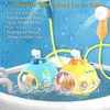 Bath Toys Bathtub Toys Sprinkler Baby Shower Baby Bath Toys for Kids Spray Water Toys for Babies Portable Camping Shower Pump for Toddler Q231212