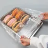 Autre organisation de stockage à domicile Couverture alimentaire jetable Film plastique Sacs de fruits Sacs de douche élastiques Cuisine Fresh Saver 231212