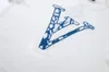 Xinxinbuy Men Designer Tee T Shirt Ski Jackard Jacquard Bawełniany krótki rękaw