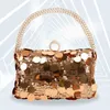 Sequin Dinner Bag, Handbag, Pearl Chain Women's Bag, High-end Dress Bag, Large Capacity Handbag 231215