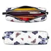 Cosmetic Bags Butterfly Pattern Pencil Cases Colorful Butterflies Pencilcases Pen Box For Student Big School Supplies Gifts Accessories