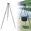 Öfen Outdoor Camping Lagerfeuer Stativ Tragbare Dreieck Unterstützung ForFire Hängen Topf Lagerfeuer Kochgeschirr Picknick Kochen Grill Werkzeug 231212