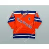 مخصص 1974-75 Wha Kevin Morrison 4 San Diego Mariners Orange Hockey Jersey New Top Top Sitched S-L-XL-XXL-3XL-4XL-5XL-6XL