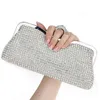 Women Evening Clutch Bag Diamond Clutch Female Silver Wedding Party Basket Black Gold Counter Chain Handbags2433