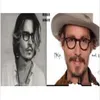 선글라스 Johnny Depp Woody Allen Oculos de Equalidade Superior Marca Rodada Oculos Moldura Lemtosh Preto Frete Gratis ou Tamanho 316a