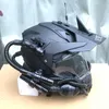 Casques de moto pour casque de rallye DLD course sur route professionnelle tout-terrain complet avec enregistreur de conduite Bluetooth Laser