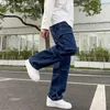Jeans masculinos homens perna larga jeans hip hop casual homens retos baggy calças jeans streetwear skate calça calças neutras plus size s-5xl 231211