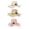 Cappelli a tesa larga in paglia da donna, alla moda, comodi, leggeri, da spiaggia, alla moda estiva, per viaggi regalo e vacanze