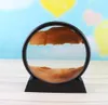 Bandanas 712Inch Moving Sand Art Picture Round Glass 3D Deep Sea Sandscape In Motion Affischer Livre Decoration Luxe Display Flowin9657171