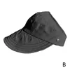 Cappelli a tesa larga Cappello di protezione UV senza trucco UFP 50 Pescatore Cappello estivo regolabile da sole portatile pieghevole H6O2