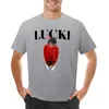 Herrtankstoppar Lucki t-shirt vintage kläder vanlig hippie herrar bomull t skjortor