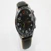 Hochwertige Herrenuhr mp4 12c automatische mechanische Uhr schwarz dreifarbig Edelstahl Zifferblatt Lederarmband 45 mm194Q