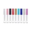 Classic Empty Lip Gloss Tubes with Wand and Brush Refillable 10ml Lipgloss Bottle Transparent Lip Glaze Containers with Stopper