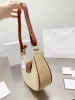 Weave Straw Underarm Purse Womens Designer Shoulder Bag Croissant Handbag Summer Vacation Outdoor Travel Beach Clutch Bags For Women Cross Body Party Gifts -14