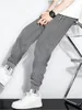 Designer high quality embroidered cotton Spring and autumn winter plus fleece men's sweatpants slim pants with legs casual