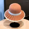 Chapeaux à large bord UV pour visière de protection solaire avec couture 3D