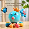 Bath Toys Puzzle Finger Octopus Spinning Gra z dźwiękowym do żucia gumę Ćwiczenie prasowanie dźwięku lara zabawek dla dzieci Montessori wyciągany Q231212