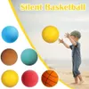 Piłki Mute Bouncing Ball Indoor Ciche Basketball Baby Baby Outdoor Toys Foam Silent Placing Bounce piłka nożna gier sportowych piłki 231212