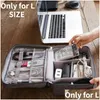 Sacos de armazenamento Saco de viagem portátil digital usb gadget organizador carregador fios cosméticos zíper bolsa de armazenamento kit caso acessórios supplie dhmza