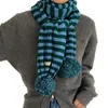 Scarves Winter Harajuku Scarf Fashion Striped Women Outdoor Decorative Y1UA