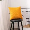 Housse de coussin en velours rayé, 2 pièces/ensemble, housse de luxe douce, élégante, décorative, nordique, pour canapé-lit