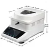 Moisture Analyser 110gx0.001g 110V 1pcs Thermal Printer 50pcs Test Aluminum Pan