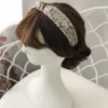 Nó de seda bandana para mulheres designer de moda meninas cinza carta completa impressão turbante esportes yoga hairbands retro headwraps cabeça s252v