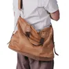 Abendtaschen Nesitu Große Kapazität Große Vintage Kaffee Schwarz Braun Echte Echtes Leder Frauen Messenger Weibliche Handtaschen Schulter Tasche M158