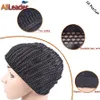 Bonnets de perruque Bonne casquette Cornrows pour une couture plus facile dans les casquettes de perruque tressées Crotchet couleur noire Crochet tresses perruque casquette tissage casquette pour faire perruque 231211