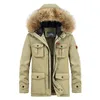 Herenjassen Winter Warm Verdikt Fleecejack Heren Parka's 2023 Casual Mode Militaire Tactische Kapmantel Mannelijke Outdoor Winddicht 231212