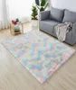 Tapis Salon Tapis doux en peluche moelleux épais chambre à coucher zone de décoration longue tapis de sol antidérapant enfants Mats4947145