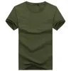 Men's Suits B8807 Simple Creative Design Line Solid Color Cotton T Shirts Arrival Style Short Sleeve Men T-shirt Plus Size