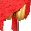 Stage Wear Red Latin Dance Competition Tassel Dress For Senior Performance Ballroom Costume Women Cocktail Female Sexy