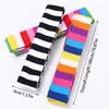 Scarves Fashion Clashing Striped Scarf Women Long Winter Warm Girls Gothic Punk Style Autumn Clothing Accessories