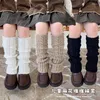 Women Socks Autumn Winter Children Lolitas Twist Knitted Baby Girls Warm Foot Cover Cute Sweet Guards Sock Long Stockings