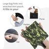 Shopping Bags Watercolour Army Green Raised Grain Grocery Durable Large Reusable Recycle Foldable Heavy Duty Tote Bag Washable